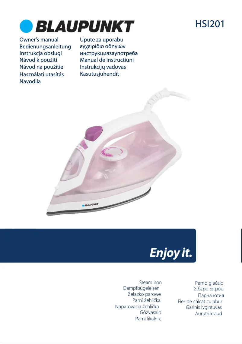 Page n°1 - Manuel utilisateur Blaupunkt HSI201