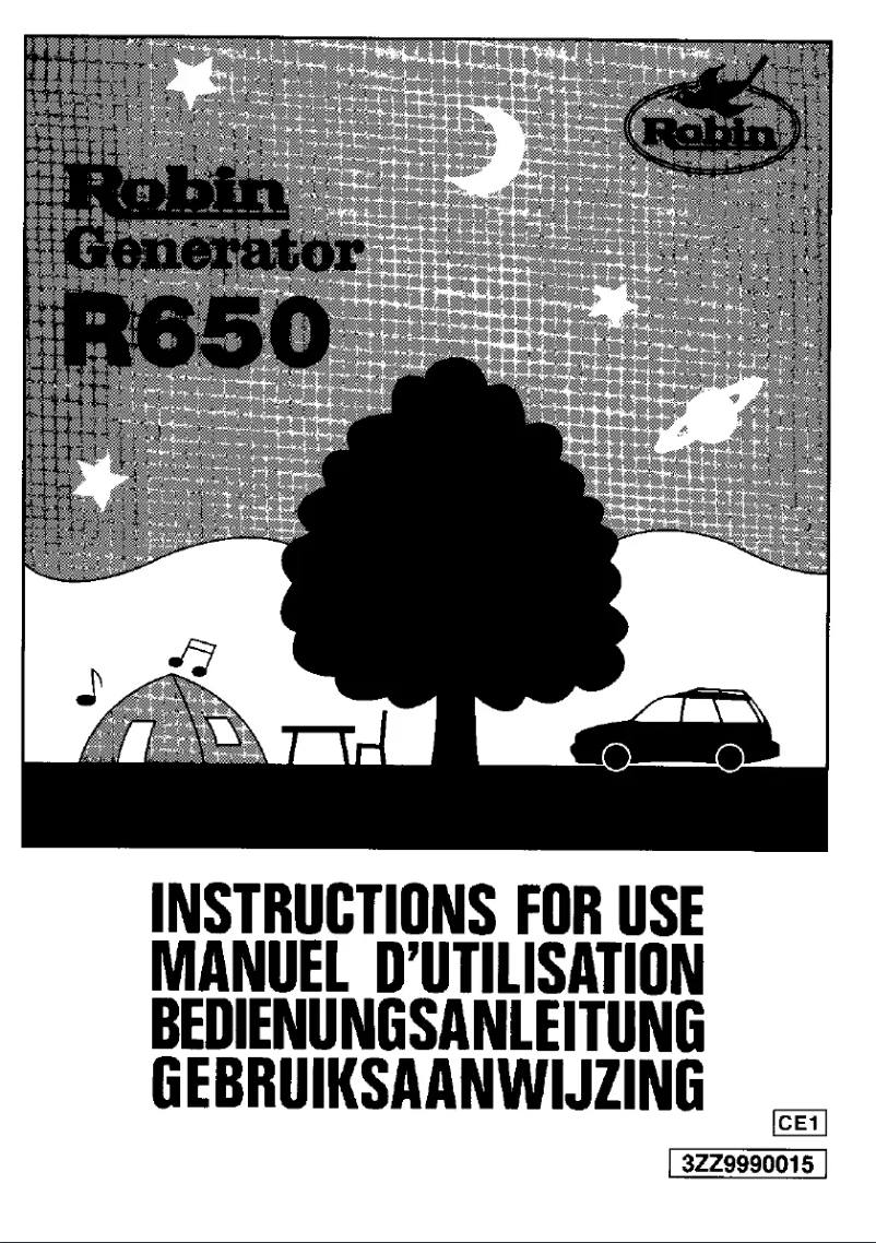 Image de la première page du manuel de l'appareil R650