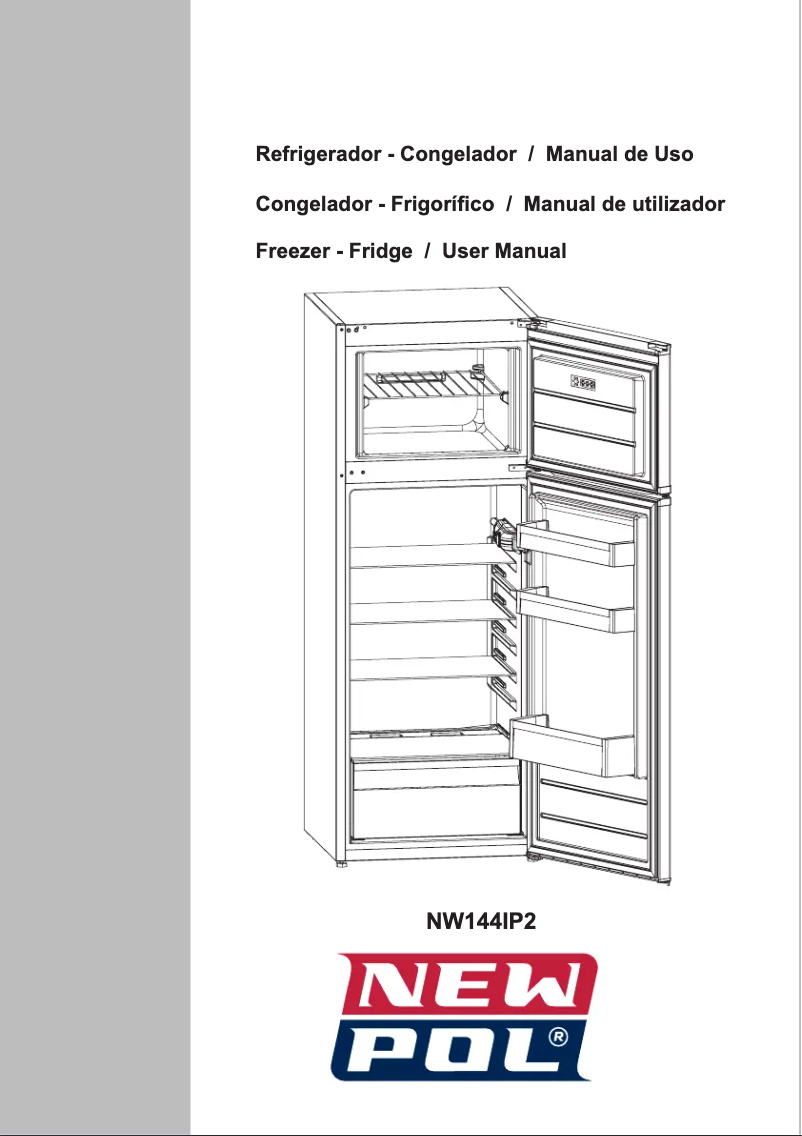 Page 1 de la notice Manuel utilisateur New Pol NW144IP2