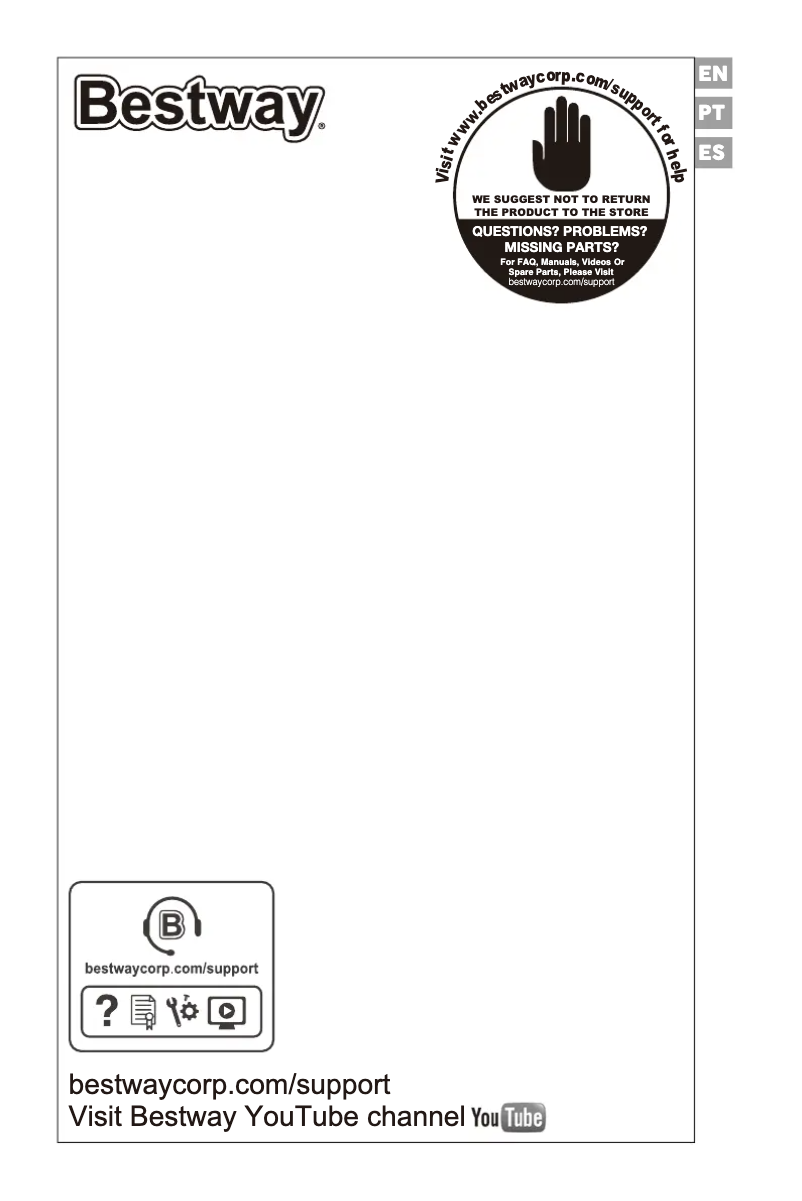 Page 1 de la notice Manuel utilisateur Bestway Fast Set 14031