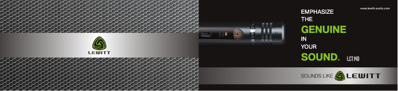 Página 1 del manual Manual de usuario Lewitt LCT 50 PSX