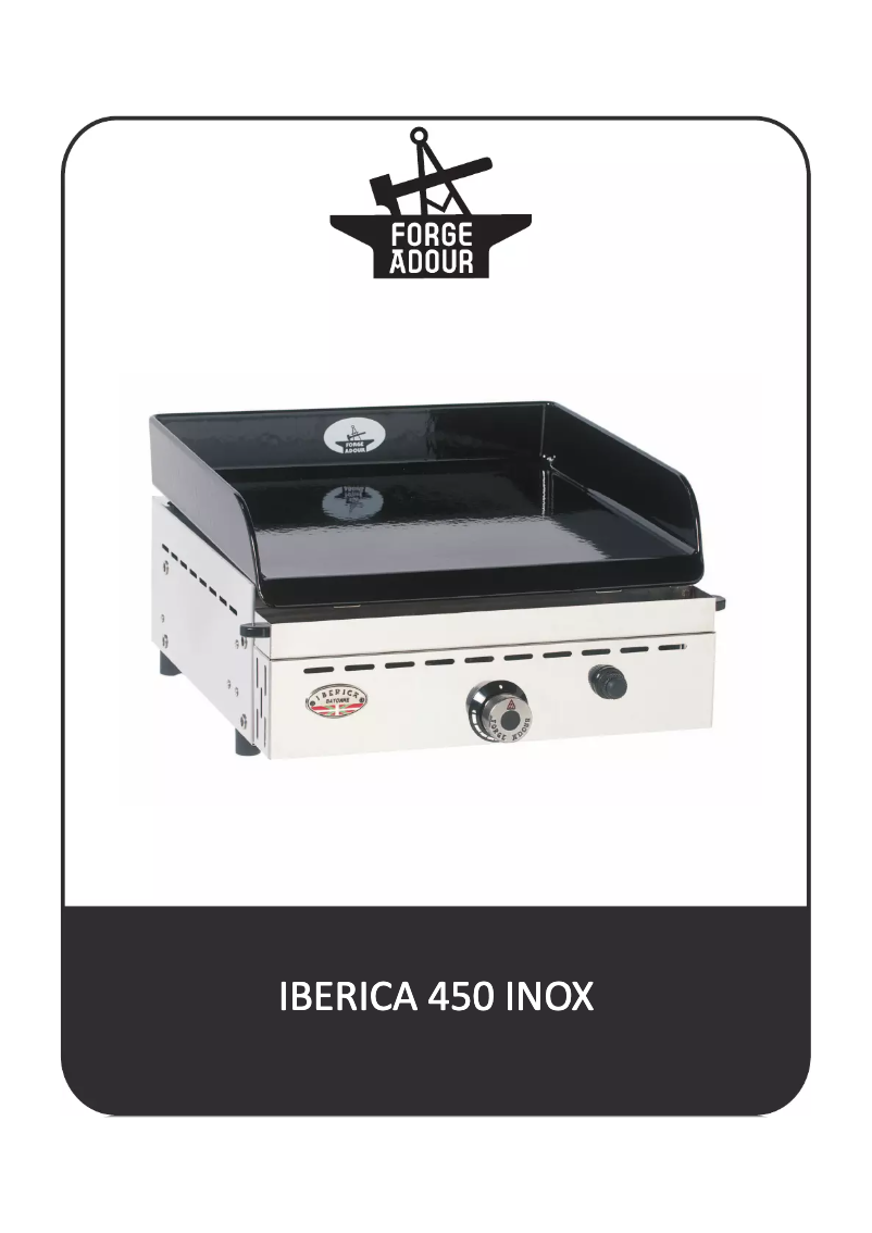 Page n°1 - Manuel utilisateur Forge Adour Iberica 450