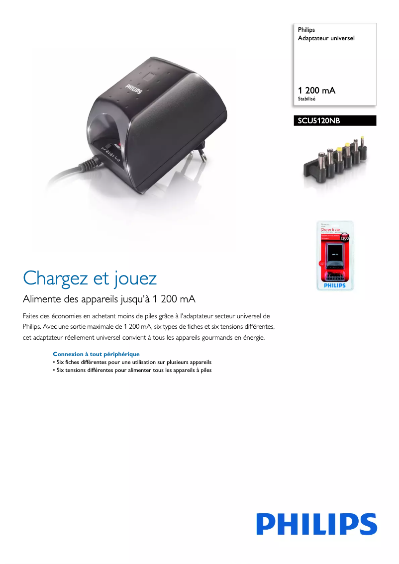 Image de la première page du manuel de l'appareil SCU5120NB