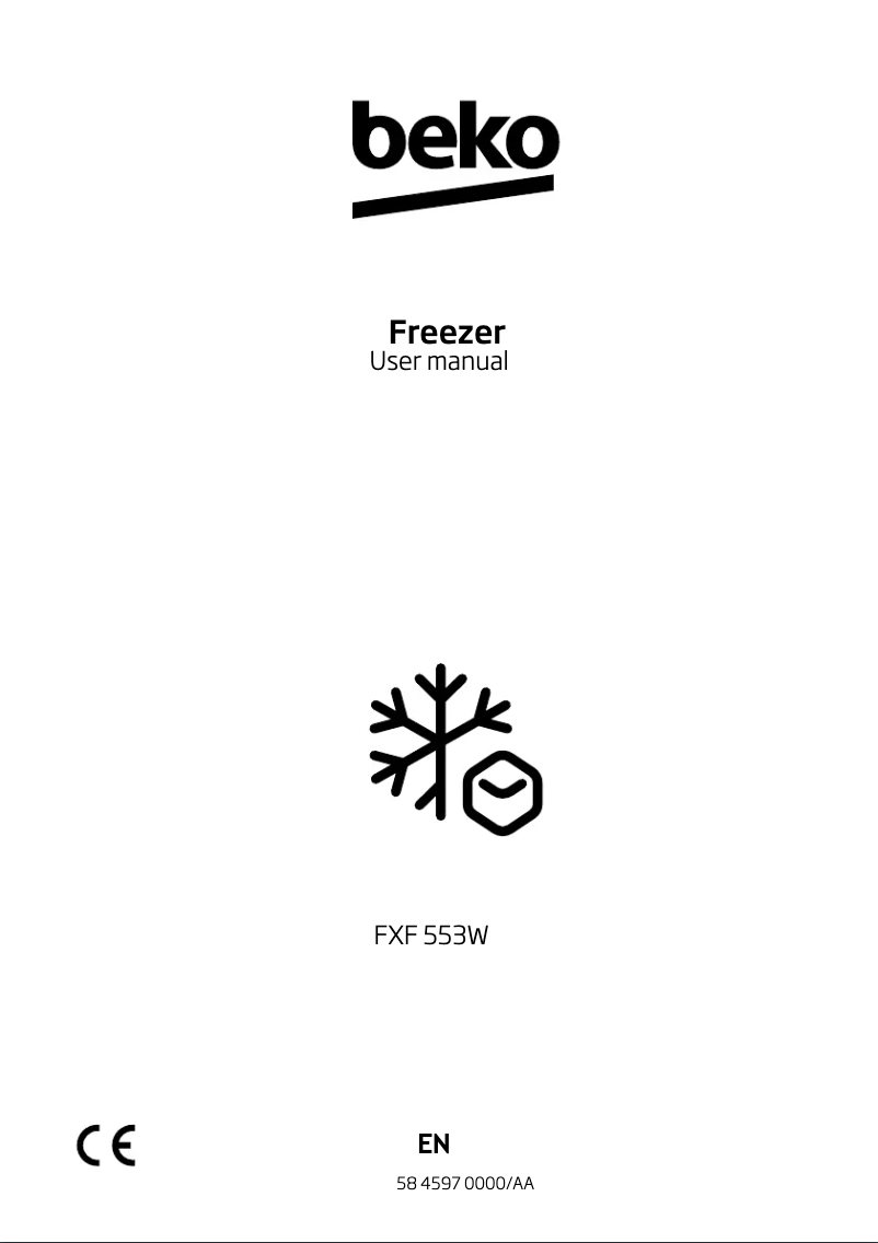 Page n°1 - Manuel utilisateur Beko FXF553W