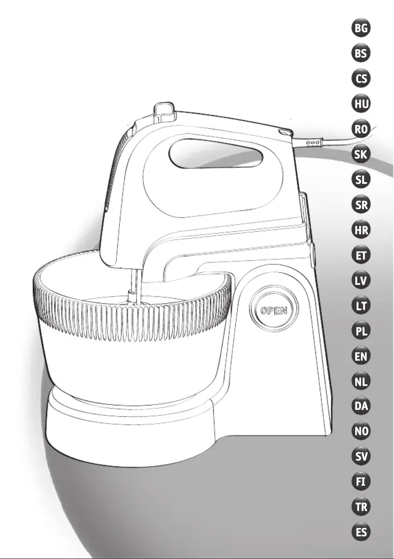 Page 1 de la notice Manuel utilisateur Tefal Powermix HT6171