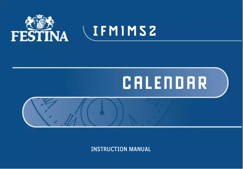 Page 1 de la notice Manuel utilisateur Festina F6675