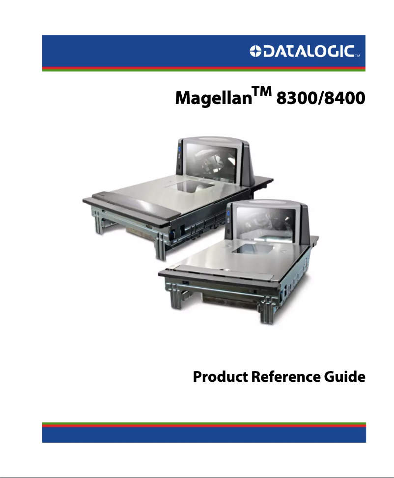 Page 1 de la notice Manuel utilisateur Datalogic Magellan 8300