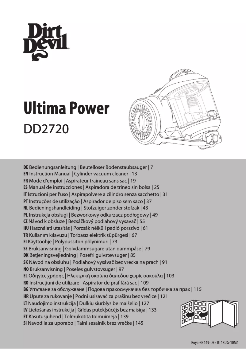 Image de la première page du manuel de l'appareil Ultima Power DD2720-4
