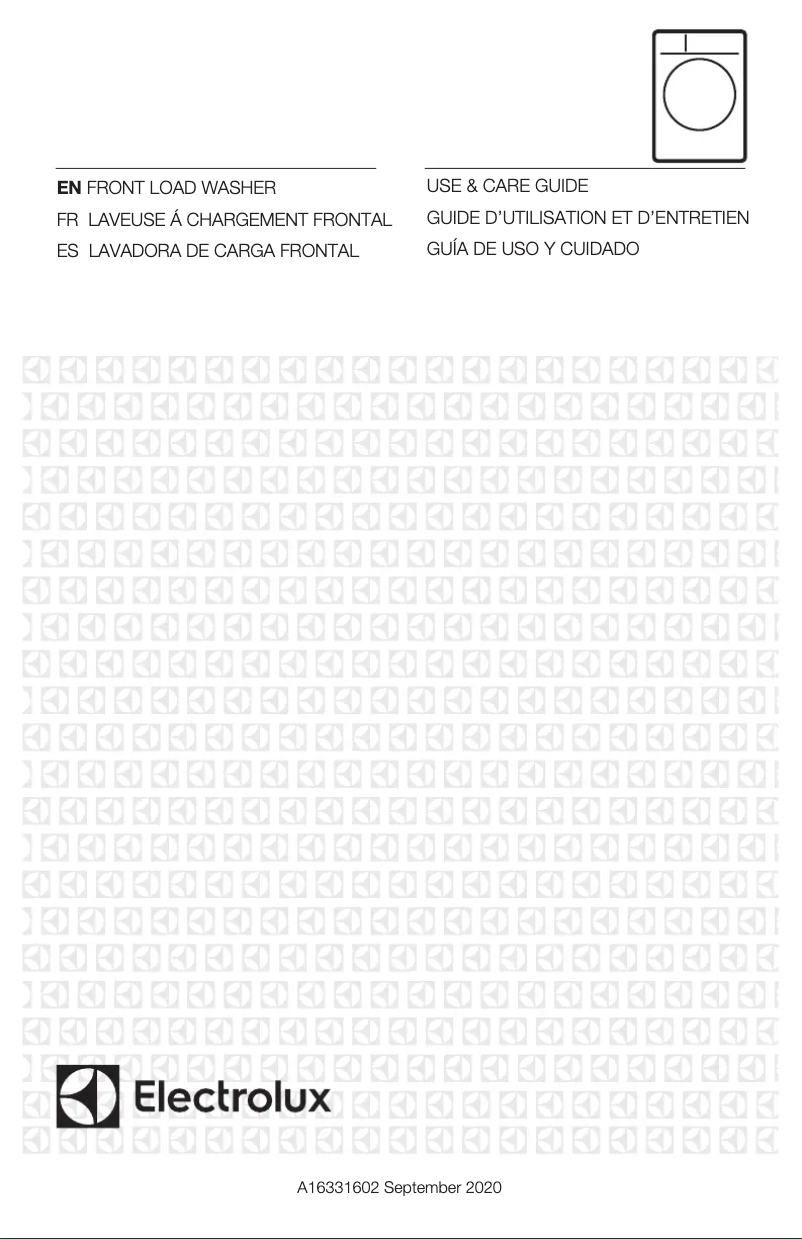 Page 1 de la notice Manuel utilisateur Electrolux EFLW427UIW