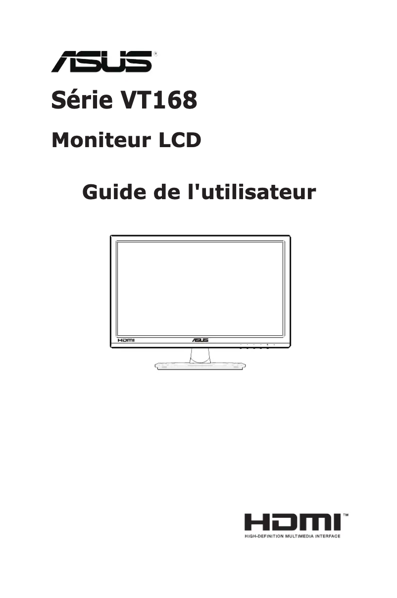 Page n°1 - Manuel utilisateur Asus VT168H