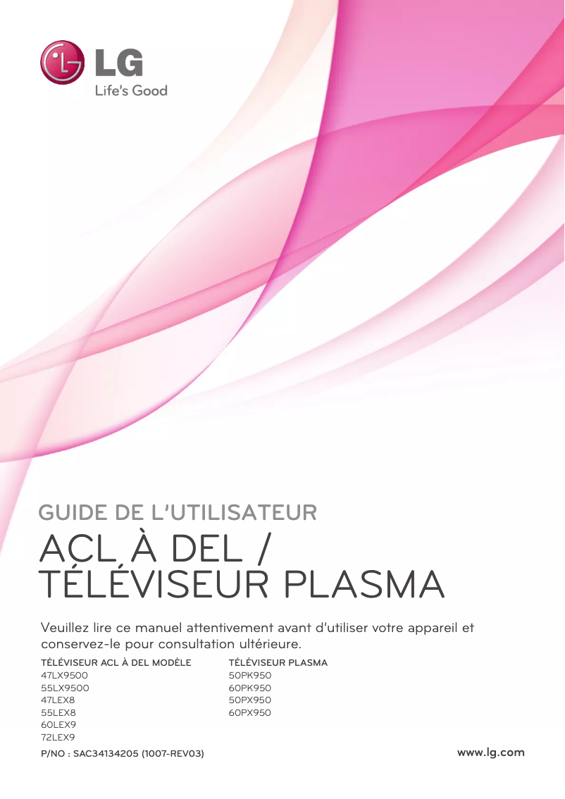 Página 1 del manual Manual de usuario LG 60PX950