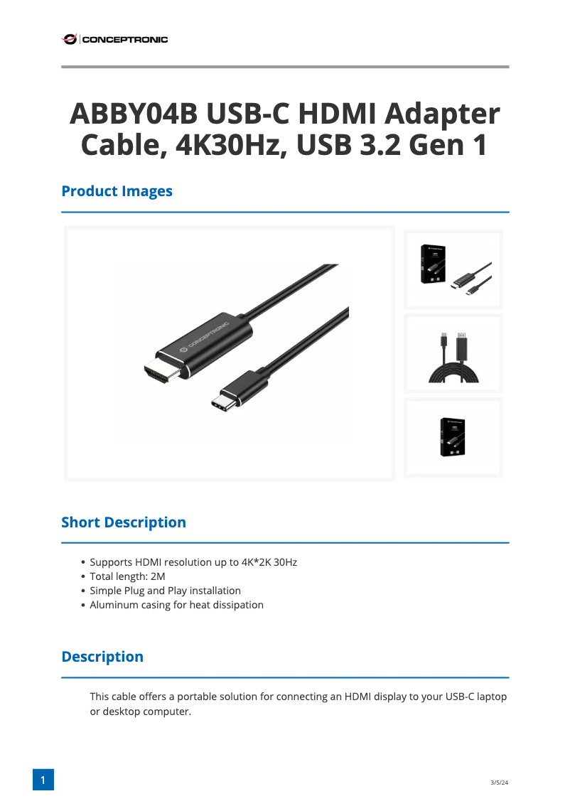 Image de la première page du manuel de l'appareil ABBY04B