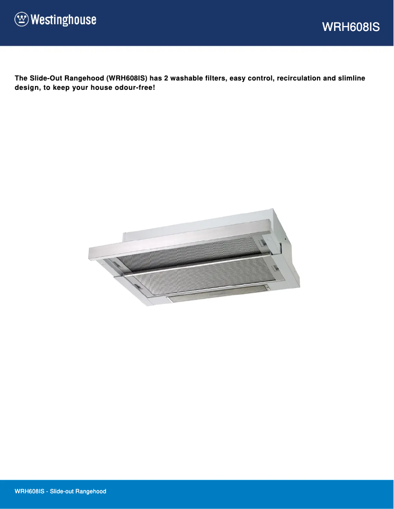 Image de la première page du manuel de l'appareil WRH608IS