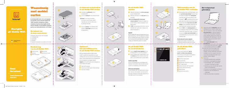 Page 1 de la notice Manuel utilisateur Huawei E5372s-32