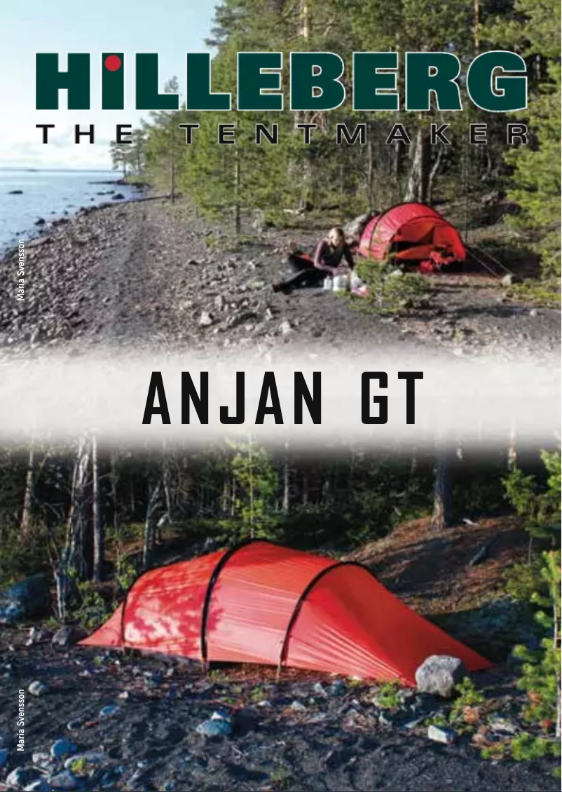 Image de la première page du manuel de l'appareil Anjan GT