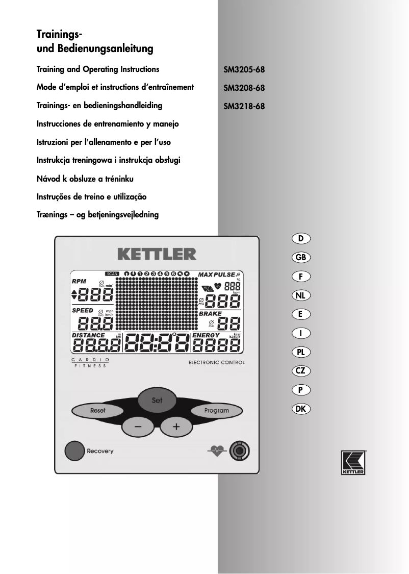 Página 1 del manual Manual de usuario Kettler Mondeo