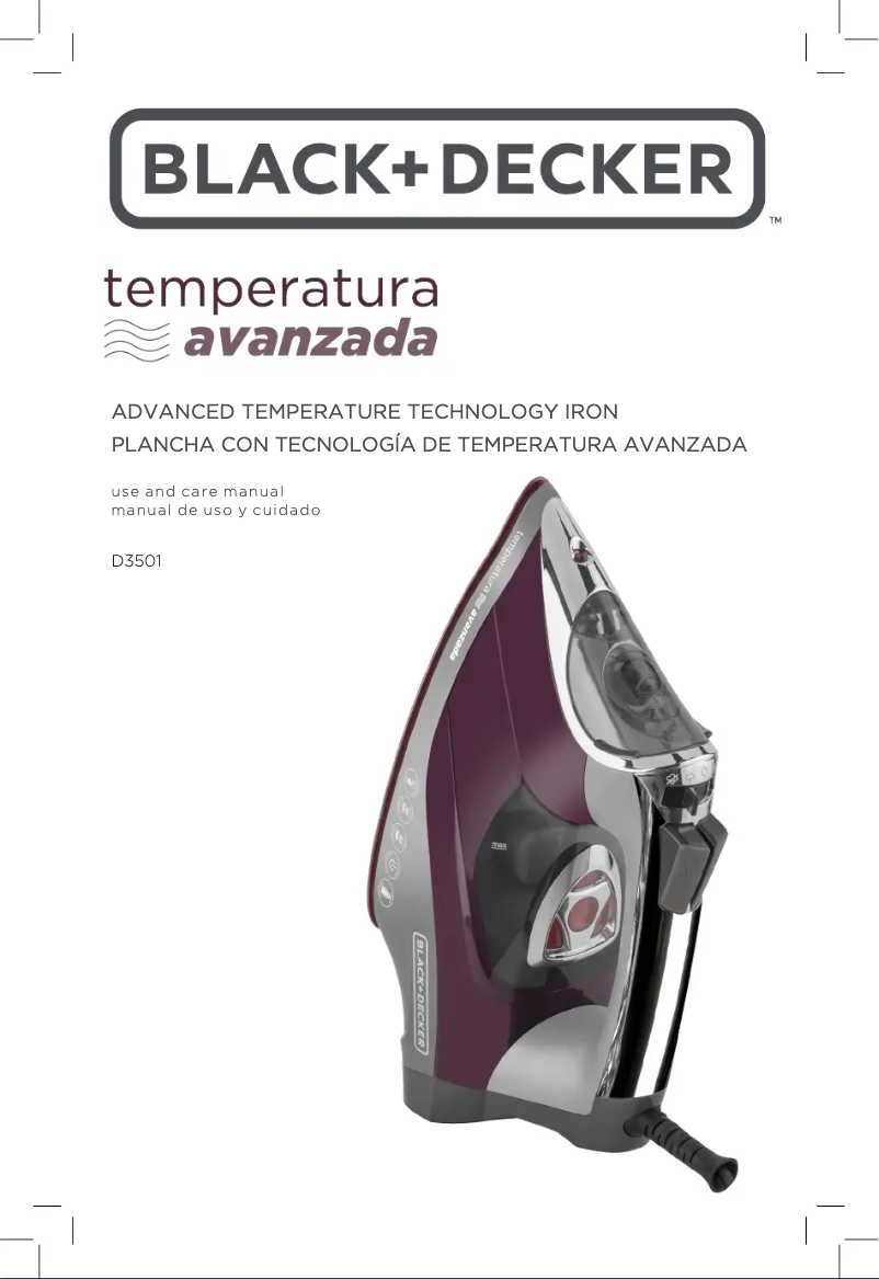 Page n°1 - Manuel utilisateur Black & Decker D3501