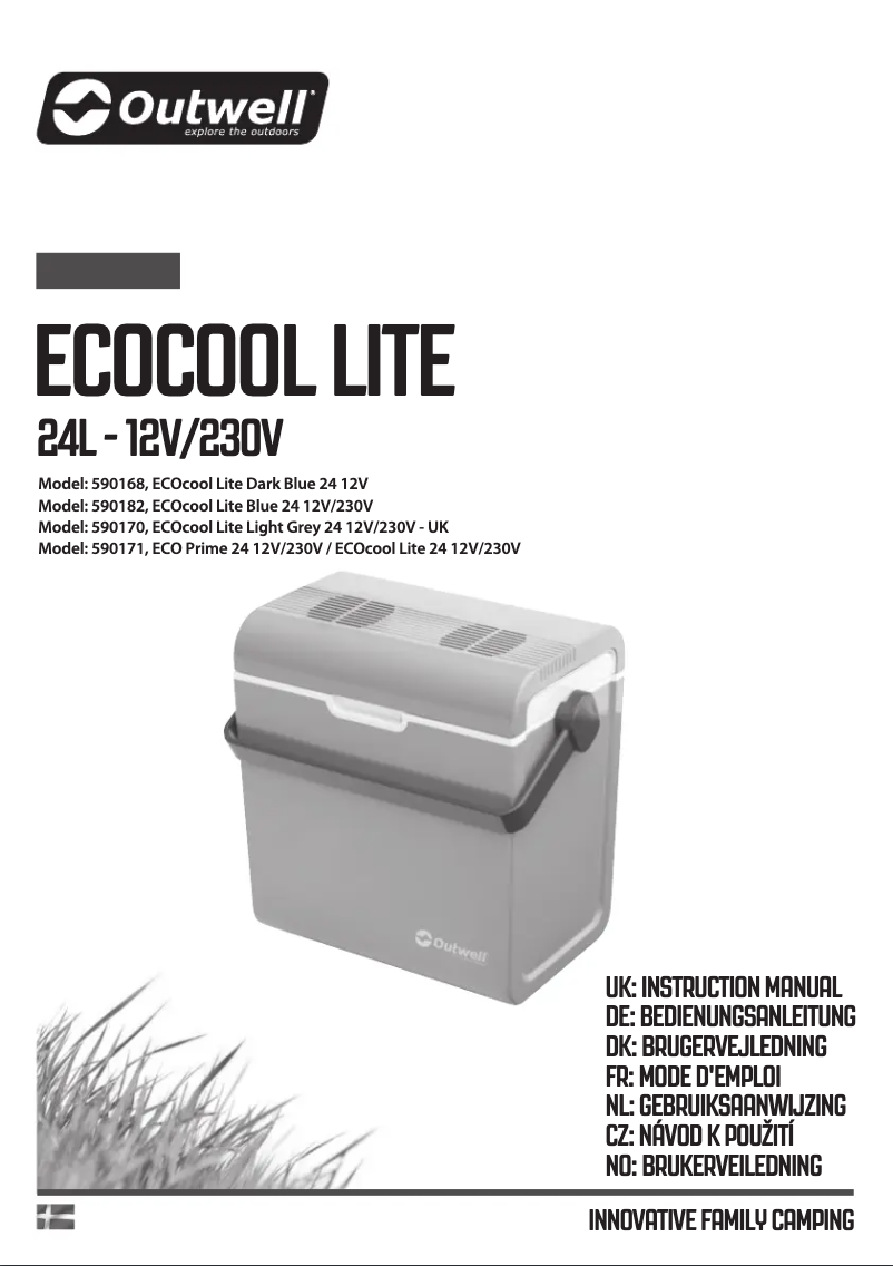 Page n°1 - Manuel utilisateur Outwell ECOcool Lite