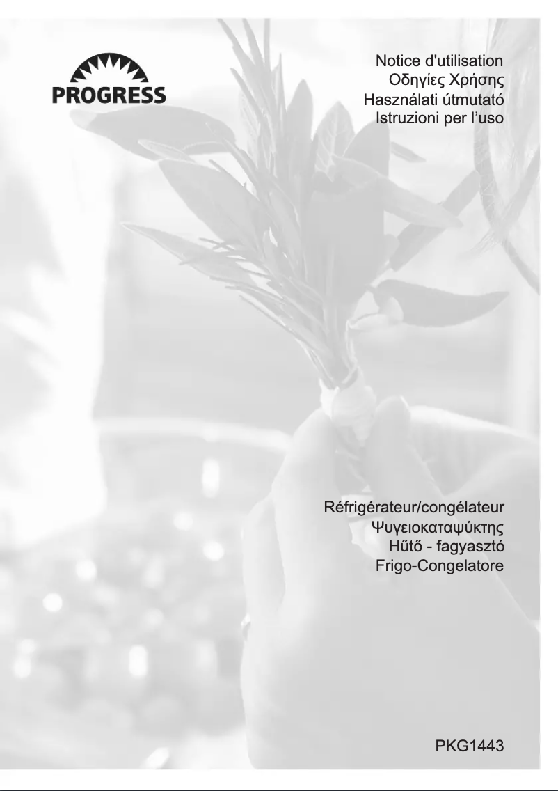 Image de la première page du manuel de l'appareil PKG1443