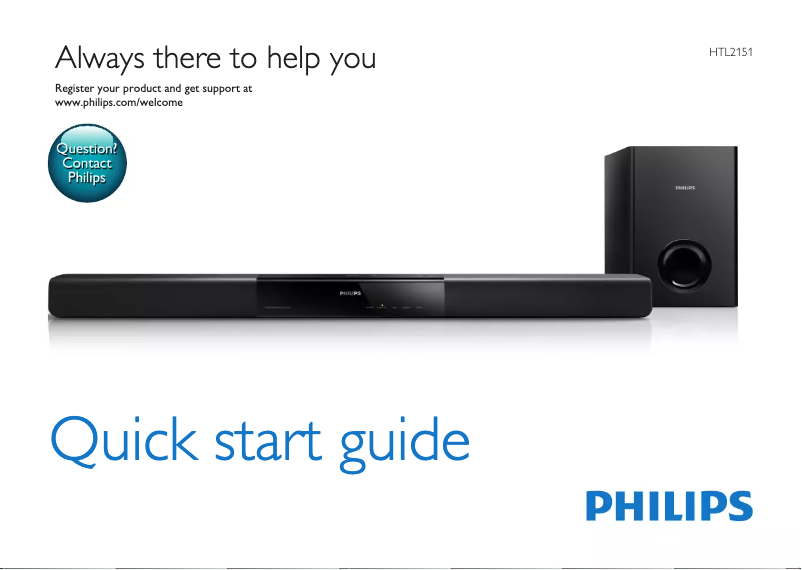 Image de la première page du manuel de l'appareil HTL2151