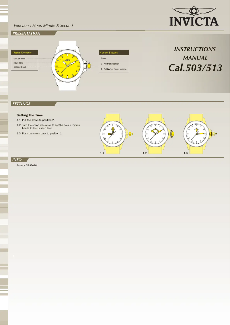 Image de la première page du manuel de l'appareil Specialty 30703