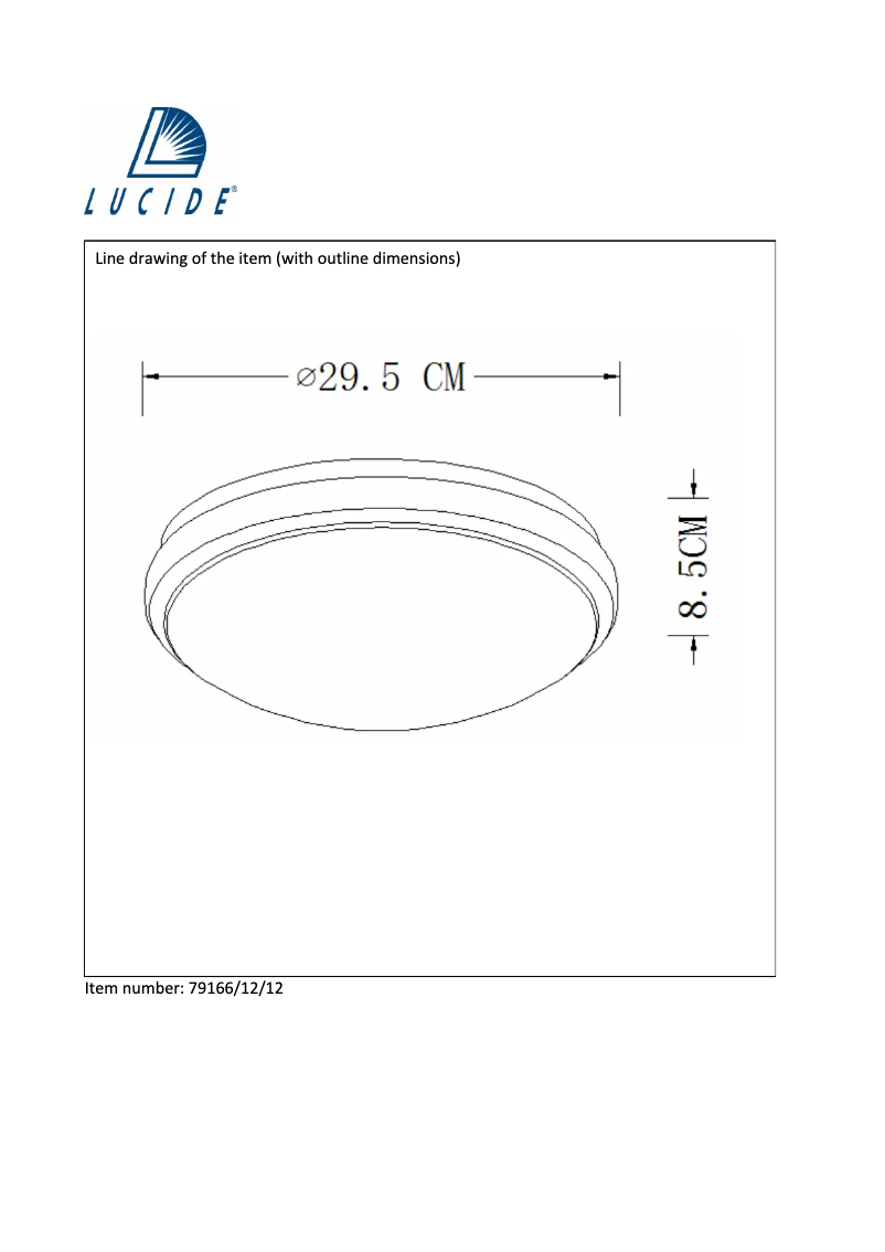 Page n°1 - Manuel utilisateur Lucide Casper i 79166/12/12