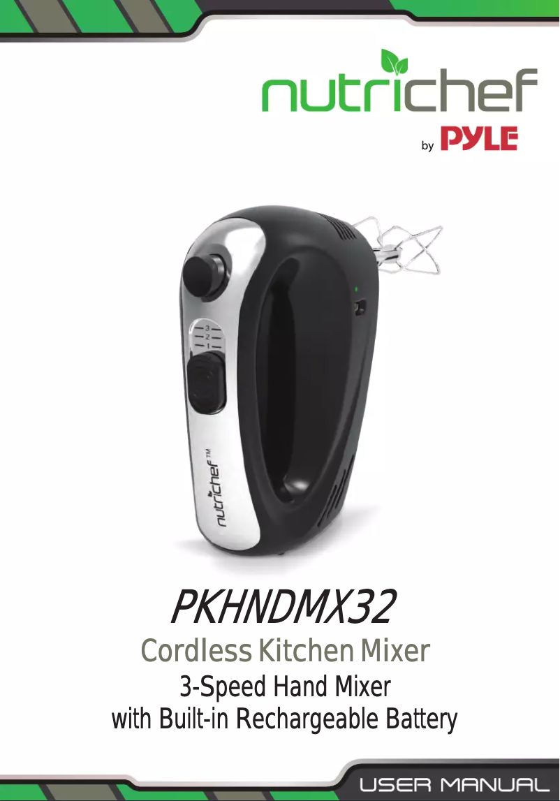 Página 1 del manual Manual de usuario Nutrichef PKHNDMX32