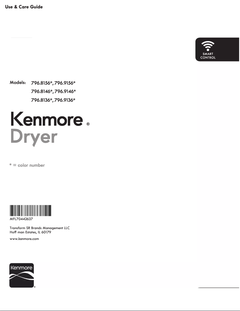 Image de la première page du manuel de l'appareil 796.81362