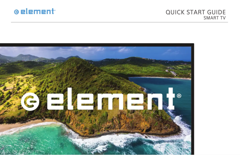 Page 1 of the manual Quick Start Guide Element E4SFT5517
