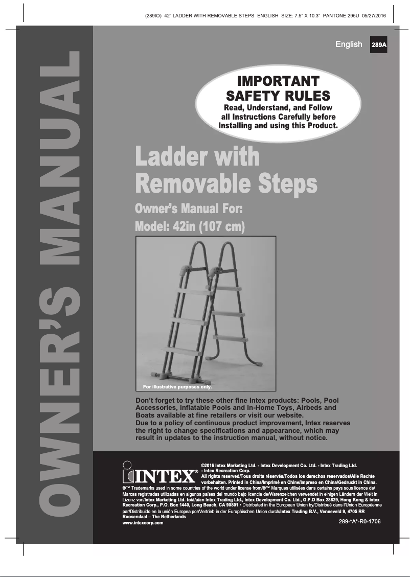 Página 1 del manual Manual de usuario Intex 28072