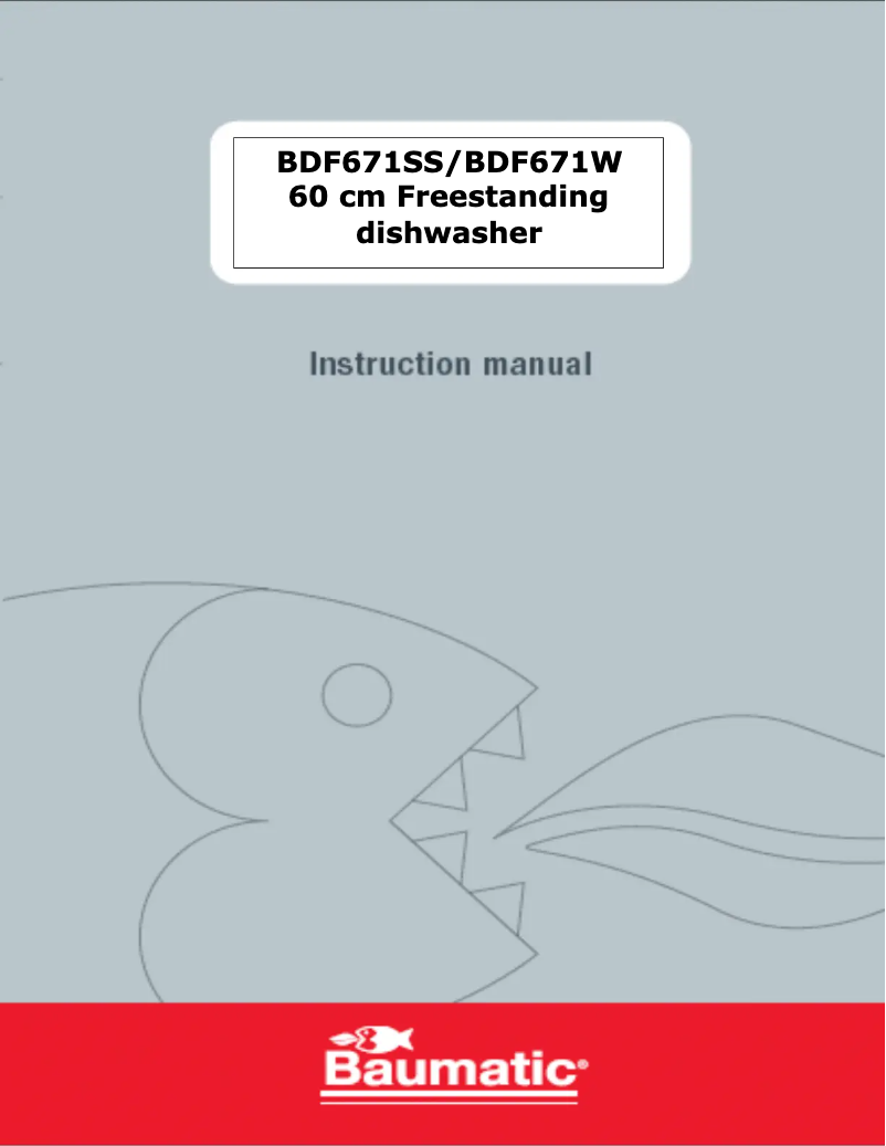 Page n°1 - Manuel utilisateur Baumatic BDF671W