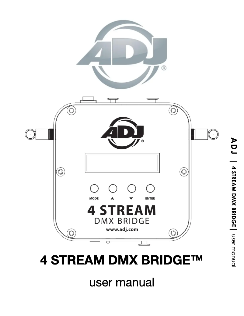 Image de la première page du manuel de l'appareil 4 STREAM DMX BRIDGE