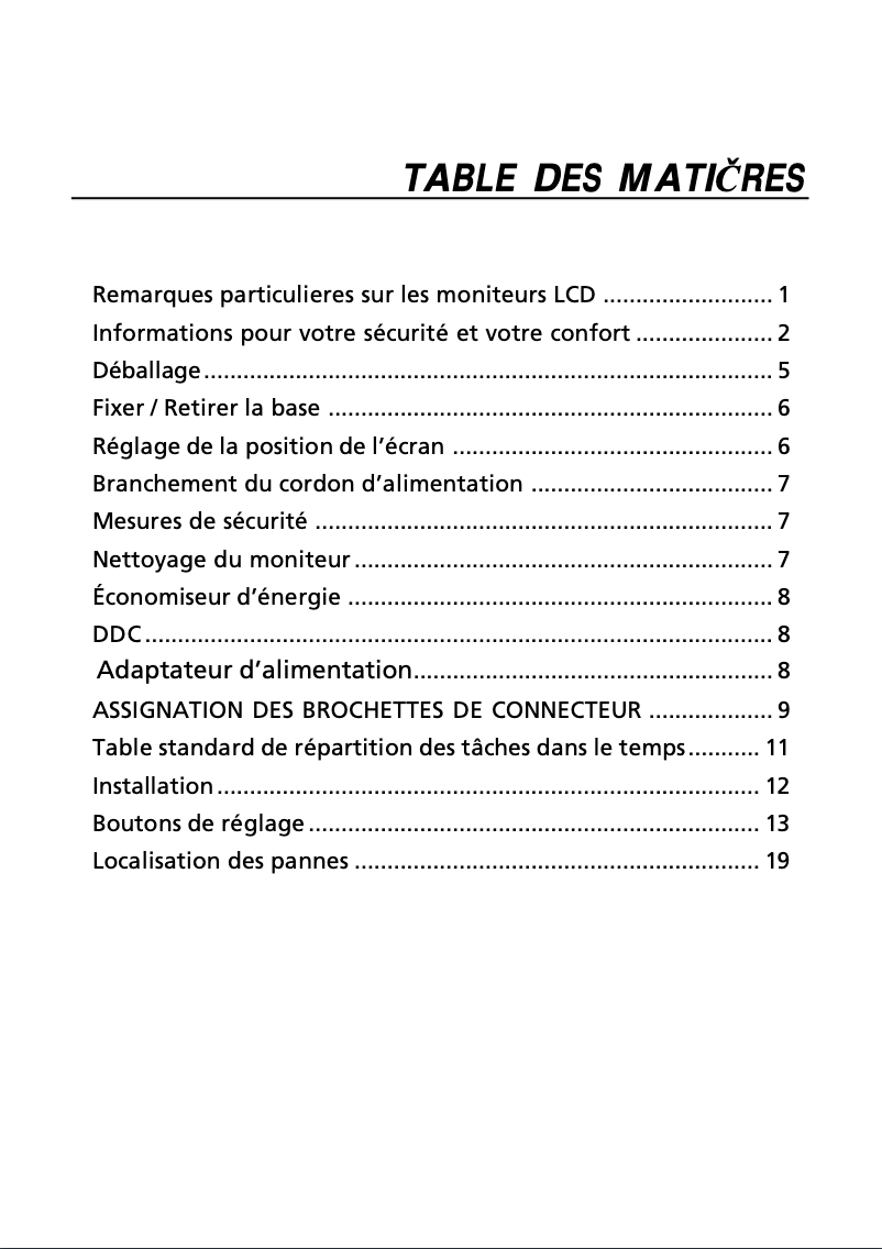 Image de la première page du manuel de l'appareil GN246HL