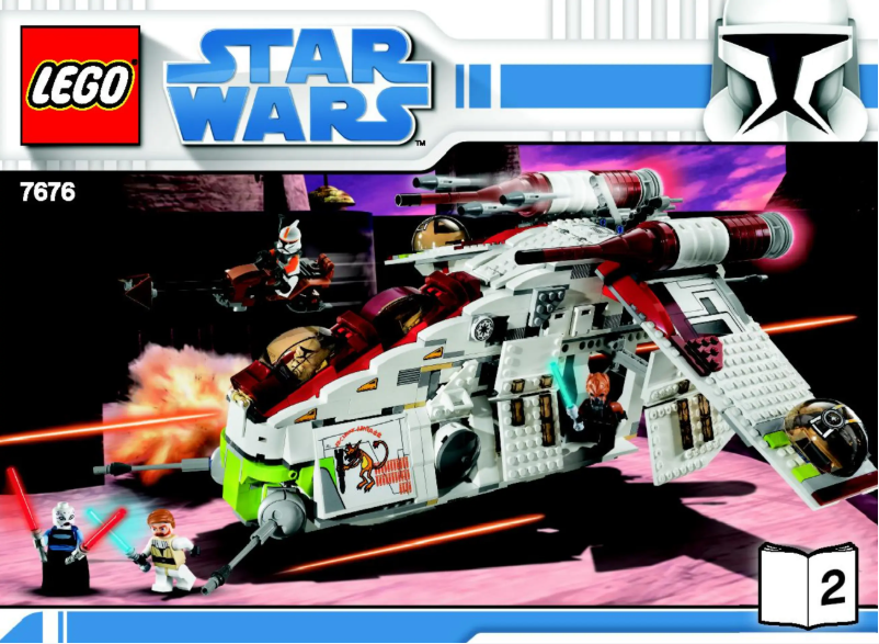 Page 1 de la notice Manuel utilisateur Lego Star Wars 7676