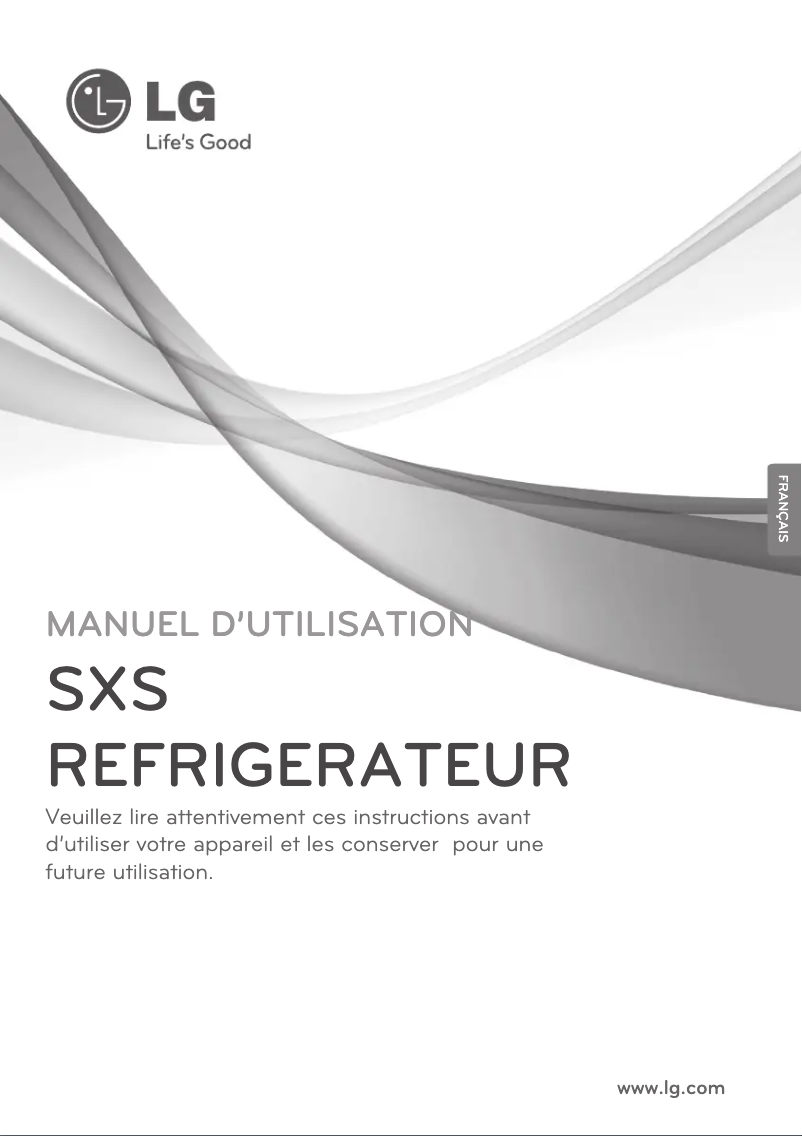 Image de la première page du manuel de l'appareil GSL325PZYVD