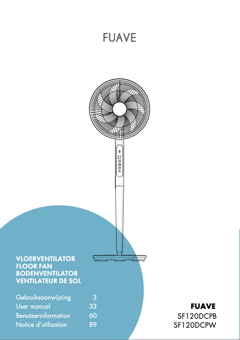 Image de la première page du manuel de l'appareil TF105DW