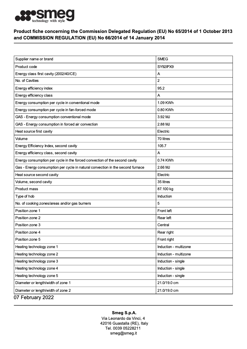 Image de la première page du manuel de l'appareil SY92IPX9
