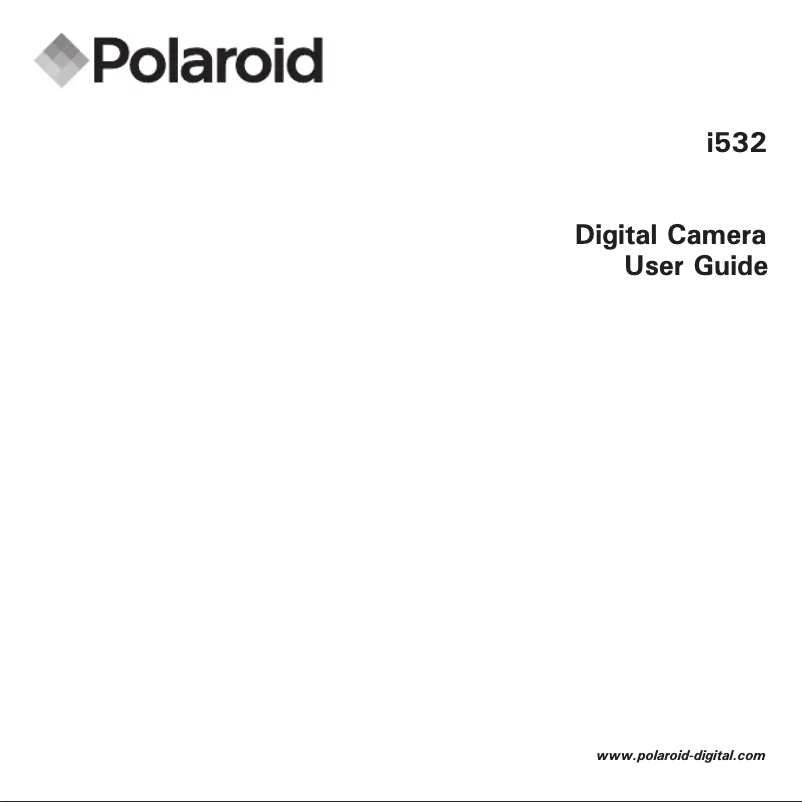 Page 1 de la notice Manuel utilisateur Polaroid i532
