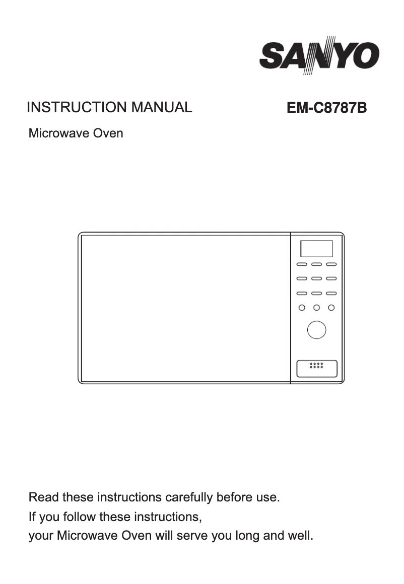 Image de la première page du manuel de l'appareil EM-C8787B