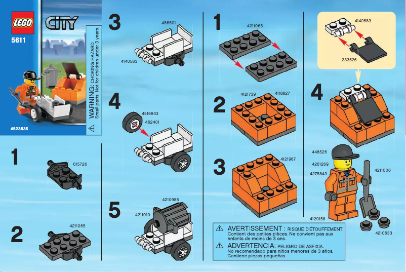 Image de la première page du manuel de l'appareil City 5611