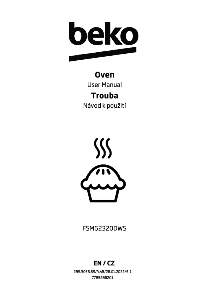 Page 1 de la notice Manuel utilisateur Beko FSM 62320 DWS
