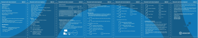 Image de la première page du manuel de l'appareil DK-295B-WHT