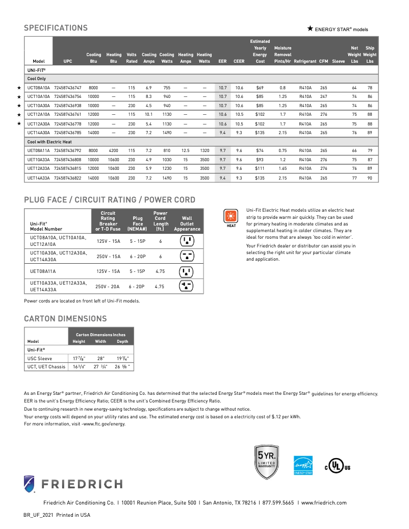 Image de la première page du manuel de l'appareil UCT10A10A