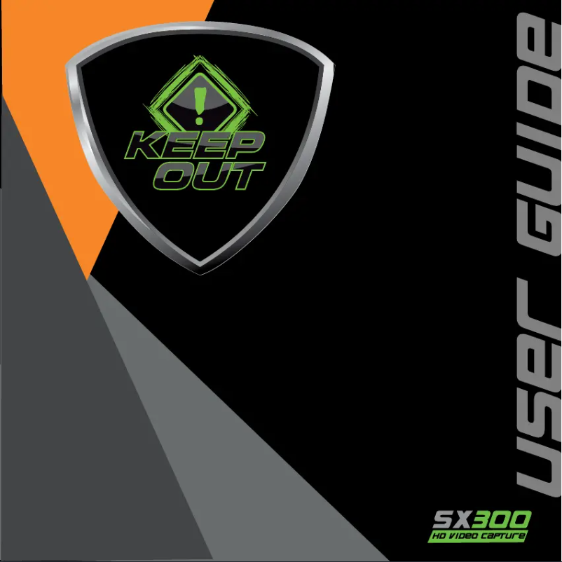 Página 1 del manual Manual de usuario KeepOut SX300