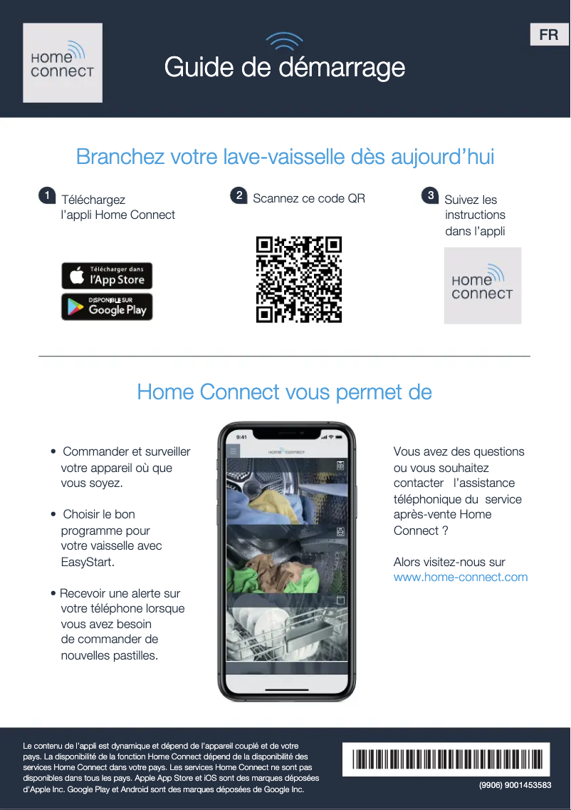 Image de la première page du manuel de l'appareil SBV88UX36E