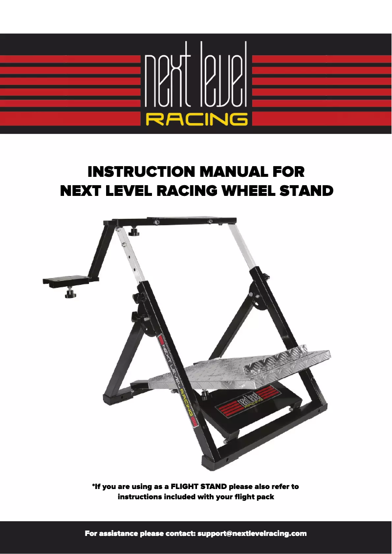 Page n°1 - Guide d'installation Next Level Racing NLR-S004
