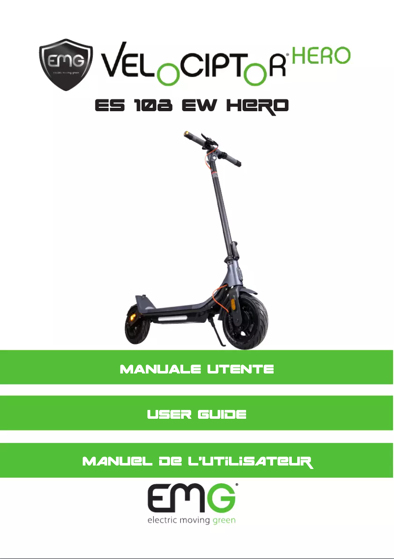 Image de la première page du manuel de l'appareil ES 108 EW HERO
