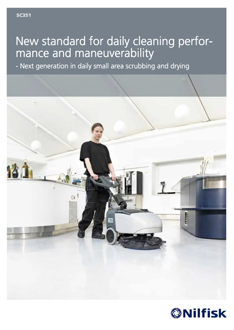 Page n°1 - Brochure Nilfisk SC351