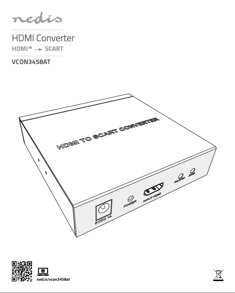 Page n°1 - Manuel utilisateur Nedis VCON3458AT