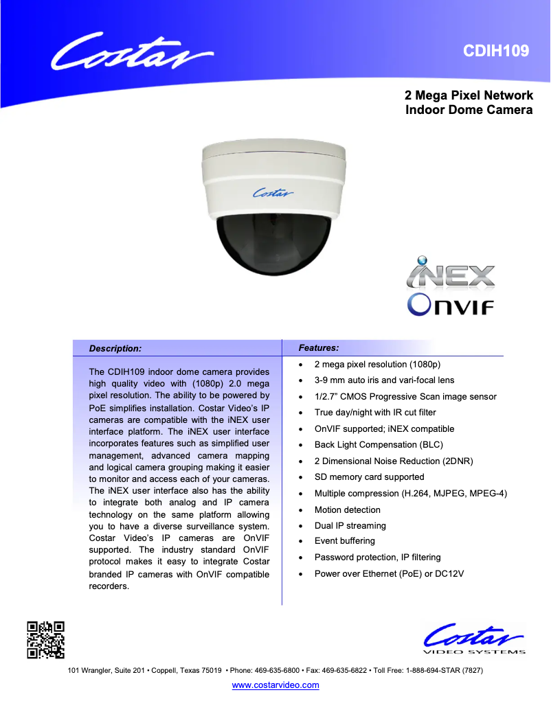 Image de la première page du manuel de l'appareil CDIH109